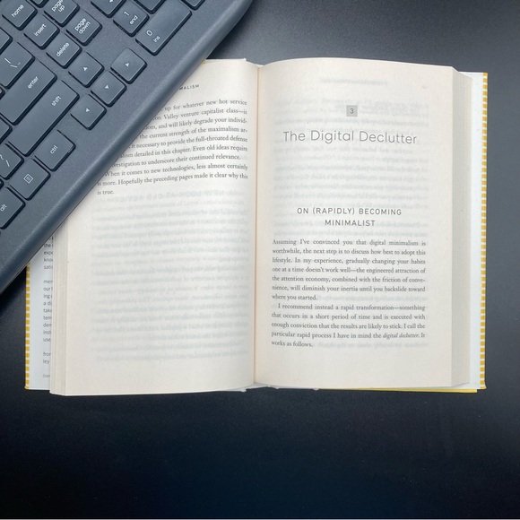 Digital Minimalism Choosing a Focused Life in a Noisy World Hardcover Book - Picture 9 of 16